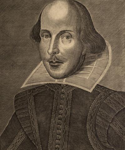 Print illustration of Shakespeare