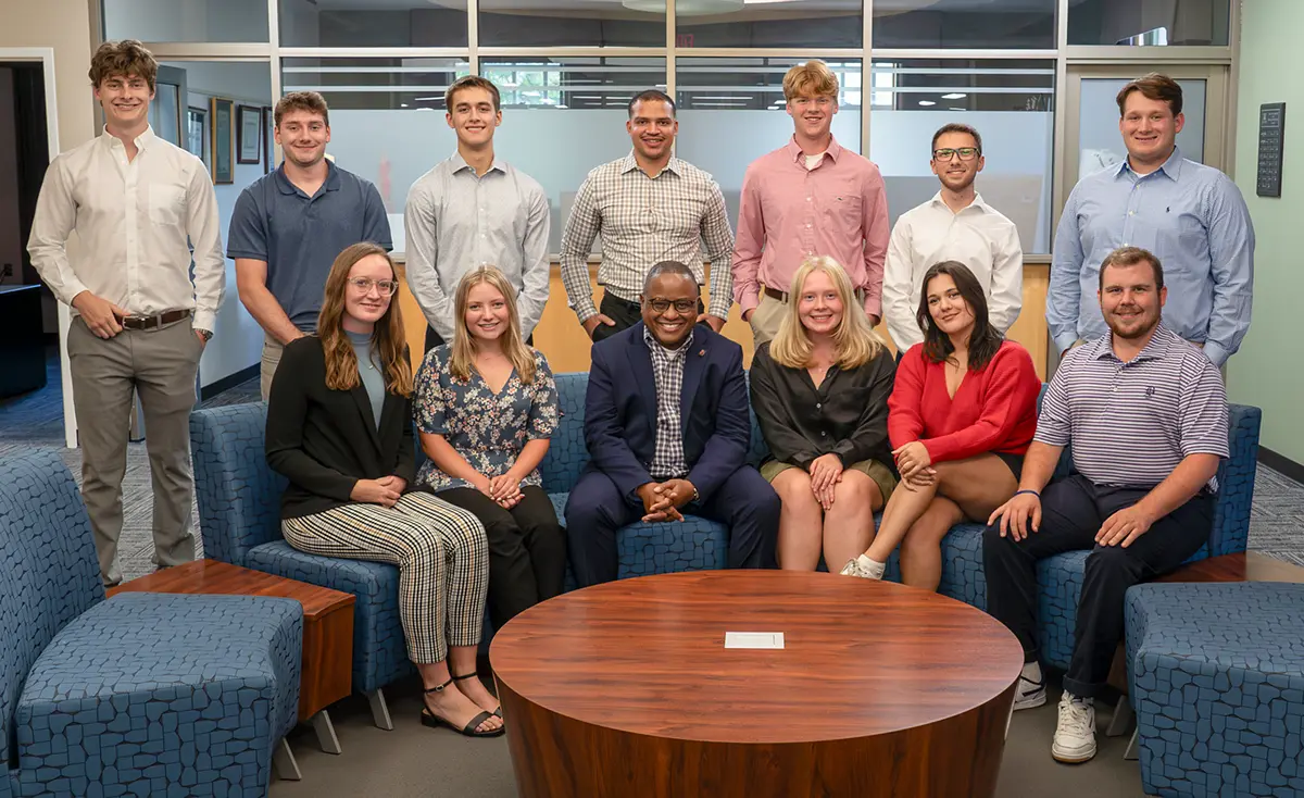 The Library Dean with the Student Advisory Council